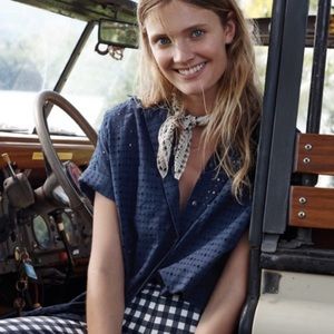 Madewell Courier Eyelet Button Down Top